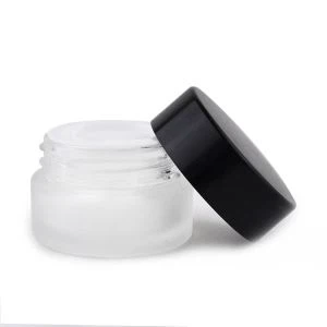 สีดําขวดแก้วน้ําค้างแข็ง