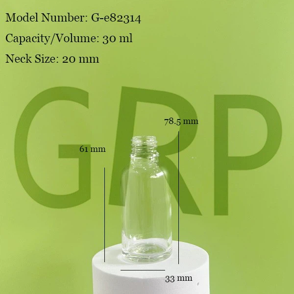 Custom Color 1OZ Glass Bottle With Screw Cap